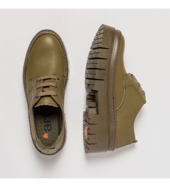 Art Usnjeni čevlji 1952 zeleni -Višina pete: 5 cm