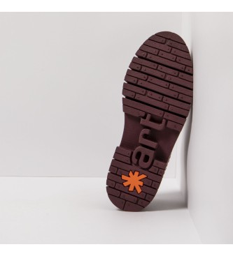 Art Zapatos de piel 1952 burdeos -altura tacn: 5 cm-