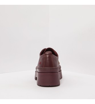 Art Zapatos de piel 1952 burdeos -altura tacn: 5 cm-