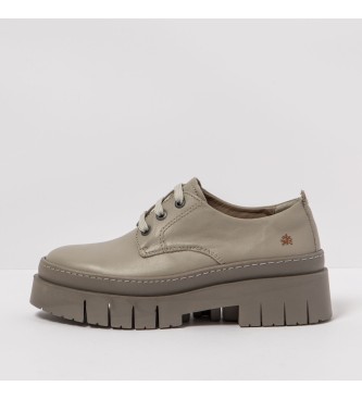 Art Lederen schoenen 1952 grijs -Helphoogte: 5 cm