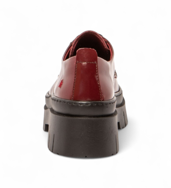 Art Chaussures en cuir 1952 Amberes bordeaux