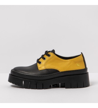 Art Usnjeni čevlji 1952 rumene barve -Višina pete: 5 cm