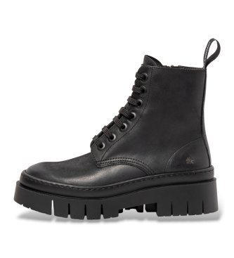 Art Botins de pele 1953 Amberes preto