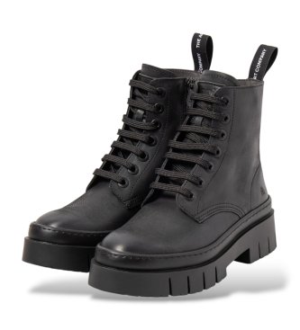 Art Botins de pele 1953 Amberes preto