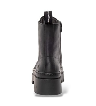 Art Botins de pele 1953 Amberes preto