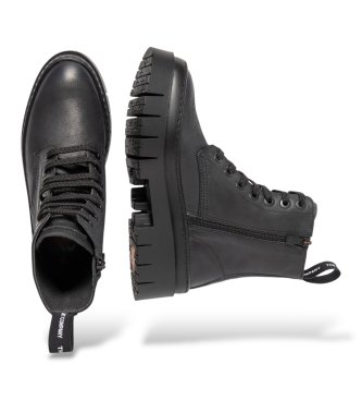 Art Botins de pele 1953 Amberes preto