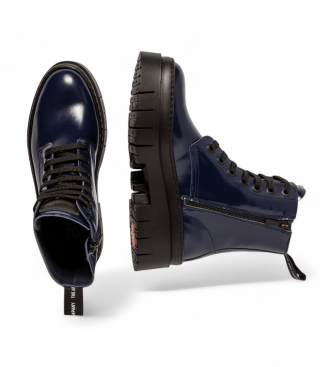 Art Lederstiefeletten 1953 Amberes navy