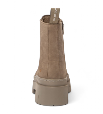 Art Lederstiefeletten 1953 taupe