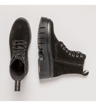 Art Botins em pele 1953S Silk Suede Preto/Amberes