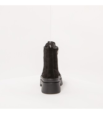 Art Botins em pele 1953S Silk Suede Preto/Amberes