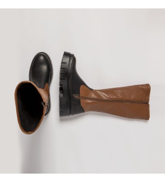 Art Usnjeni škornji 1956 Antwerp črni - Višina pete 5 cm