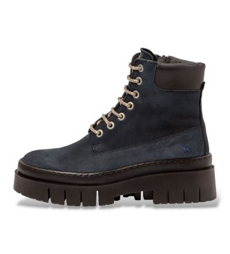 Art Botines de Piel 1967 Amberes marino