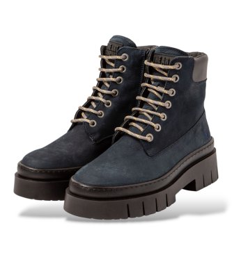 Art Botines de Piel 1967 Amberes marino