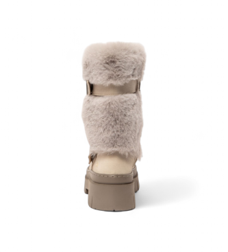Art Stivali in pelle beige di Anversa del 1968