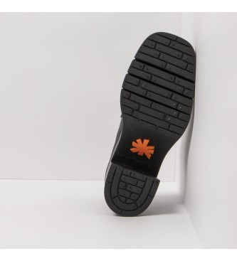Art Berna zwart leren schoenen -Hoogte hak: 9cm- -Hoogte: 9cm 