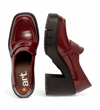 Art 1972 Berna chaussures bordeaux