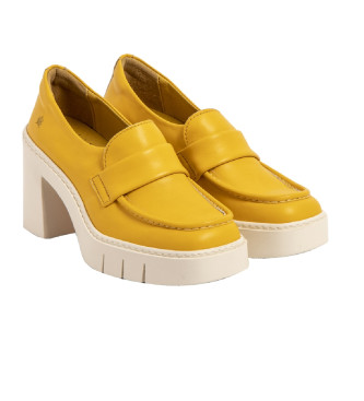 Art Sapatos de couro 1972 amarelo -Altura do salto 9cm