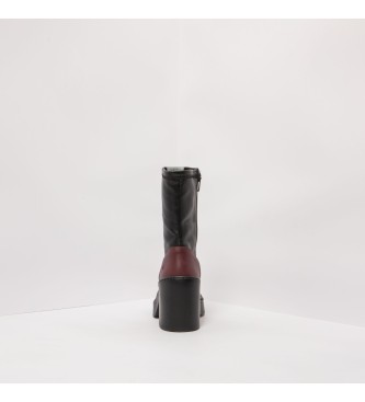 Art Botines de Piel 1973 Berna negro -Altura tacn 9cm-