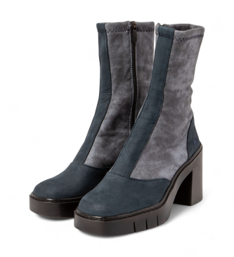 Art Stiefelette 1973 Berna blau