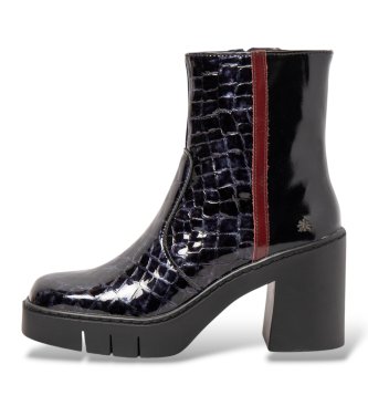 Art Lederstiefeletten 1974 Bern schwarz