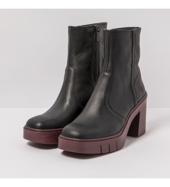 Art Leather ankle boots 1974 Berna black -Heel height 9cm