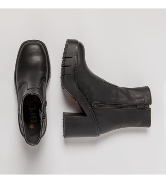 Art 1974 Bottines en cuir nappa noir -Hauteur du talon 9cm