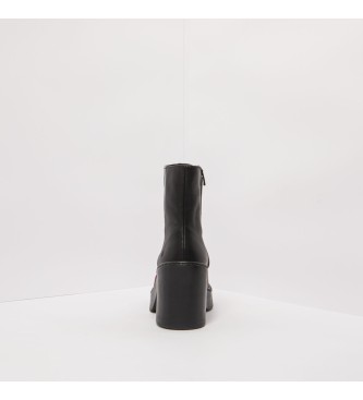Art Botines de Piel 1974 Berna  granate -Altura tacn 9cm-