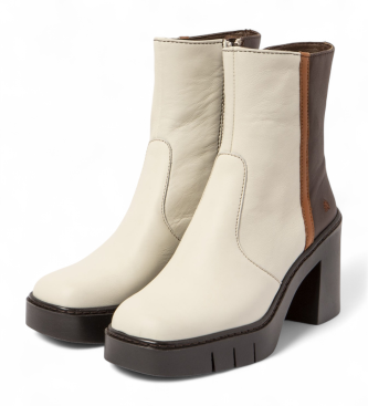Art Lederstiefeletten 1974 Berna wei