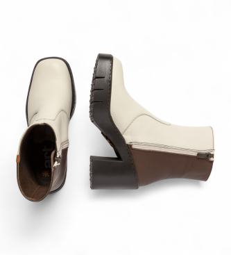 Art Lederstiefeletten 1974 Berna wei