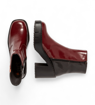 Art Lederstiefeletten 1974 Berna burgundy