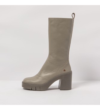 Art 1976 Stivali in pelle grigia Nappa - altezza tacco: 9 cm