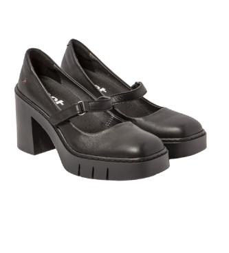 Art Chaussures en cuir 1977 noir - Hauteur du talon 9cm