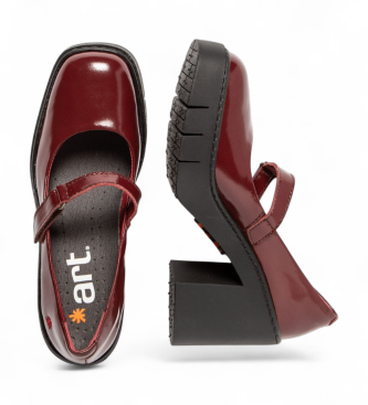 Art Leather Shoes 1977 Berna red