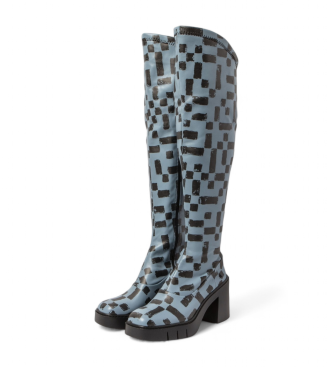 Art Bottes en cuir 1978F bleu