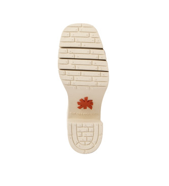 Art 1990 Eivissa sandali iz bež usnja -Višina pete 8,5 cm