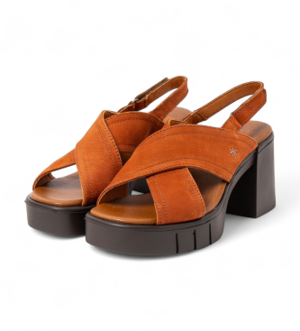 Art Leather Sandals 1990 Eivissa orange