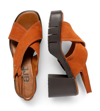 Art Leather Sandals 1990 Eivissa orange