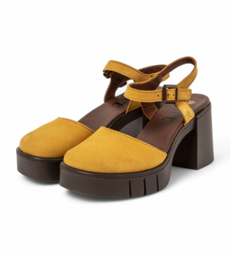 Art Leather sandals 1991 Eivissa yellow