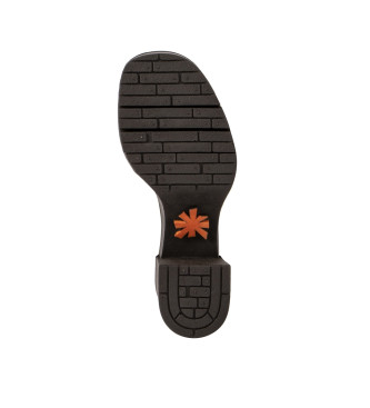Art 1993 Eivissa rjavi usnjeni sandali -Višina pete 8,5 cm