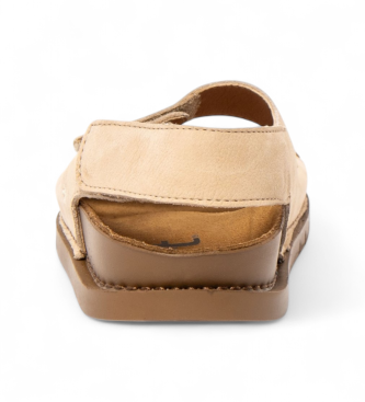 Art Leather Sandals 2023 Kassel beige