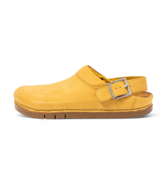 Art Leather Clogs 2024 Roma yellow
