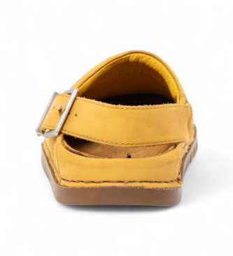 Art Leather Clogs 2024 Roma yellow