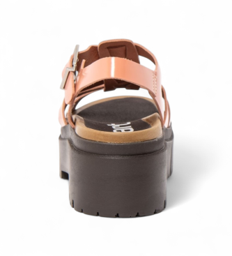 Art Skórzane sandały 2042 Leeds koralowe