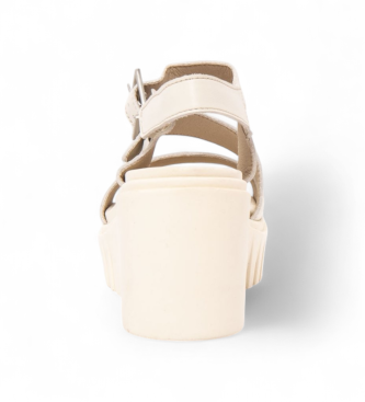 Art Sandali in pelle Catania 2080, bianco sporco