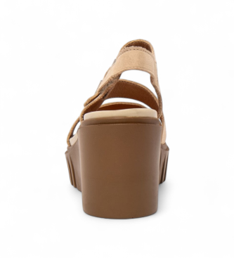 Art Leren sandalen 2080 Catania beige