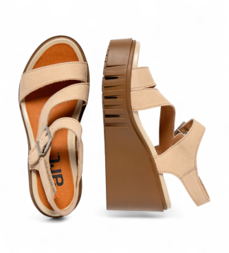 Art Leren sandalen 2080 Catania beige