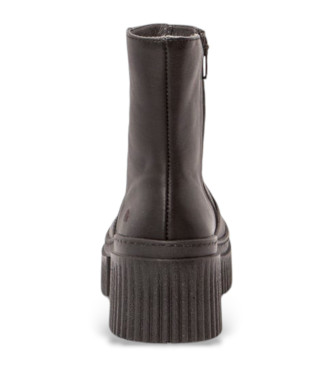 Art Lederstiefeletten 1374 schwarz