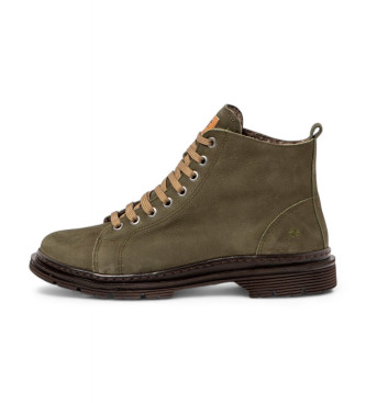 Art Leather Ankle Boots 1900 Birmingham green