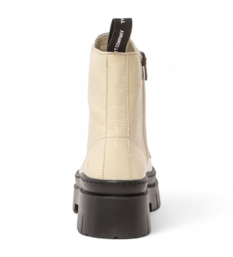 Art Botins em pele 1953 Amberes bege