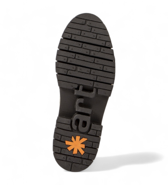 Art Botins em pele 1953 Amberes bege